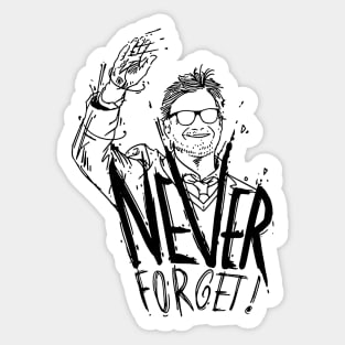 never forget klopp Sticker